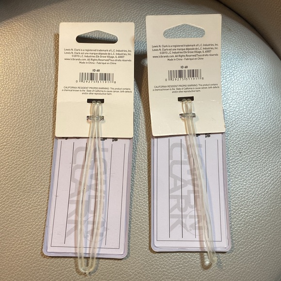 2 Lewis Clark gear up & go luggage tag “Live to Golf - Picture 5 of 7